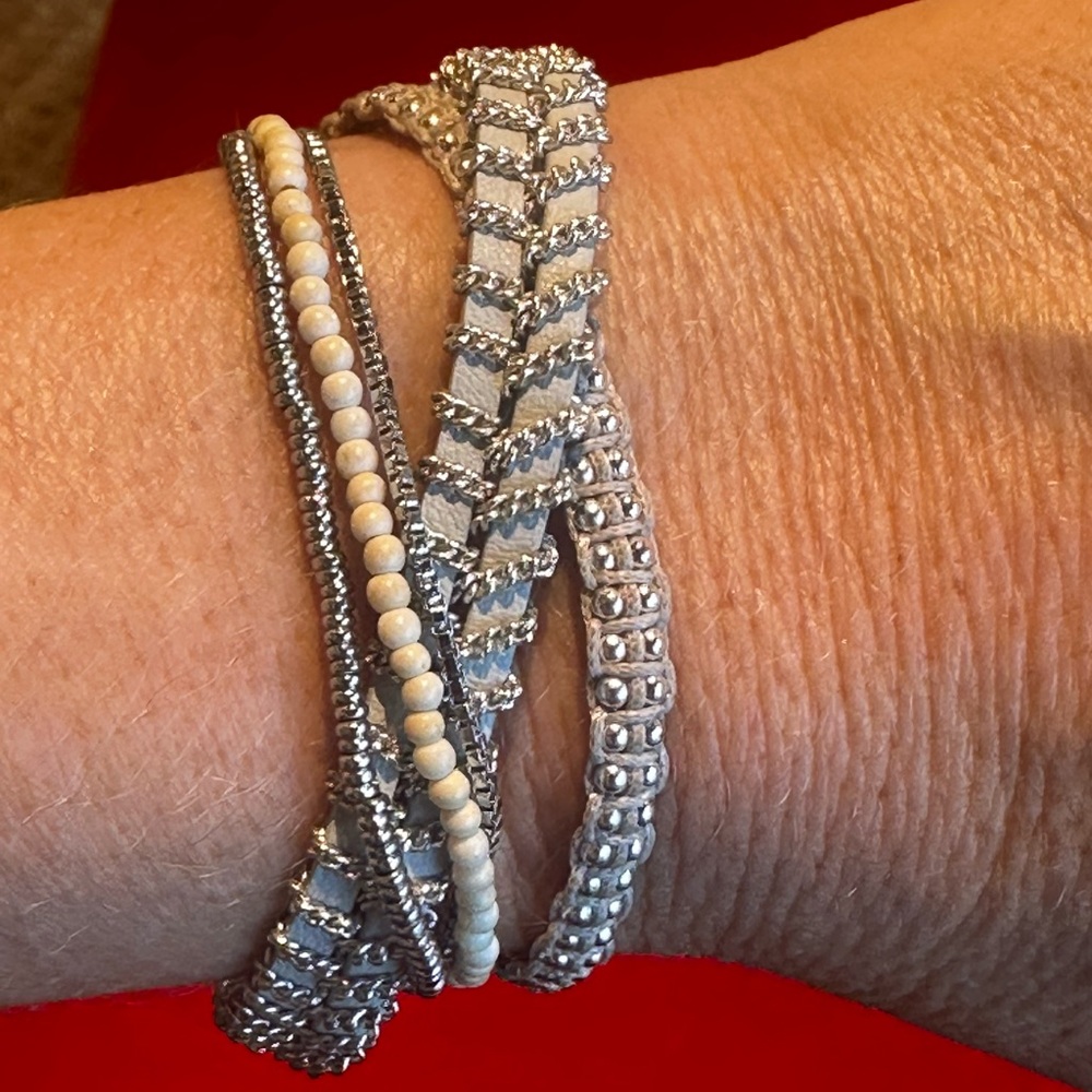 Stella & Dot Triple Wrap Bracelet